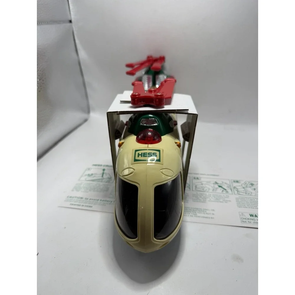 Hess Cruiser and Motorcycle Set 2001 NEW Vintage Green White w/ Box